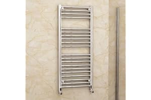 ROYAL BATHROOMS 1200 x 500mm Straight Heated Towel Rail Chrome Bathroom Ladder Radiator