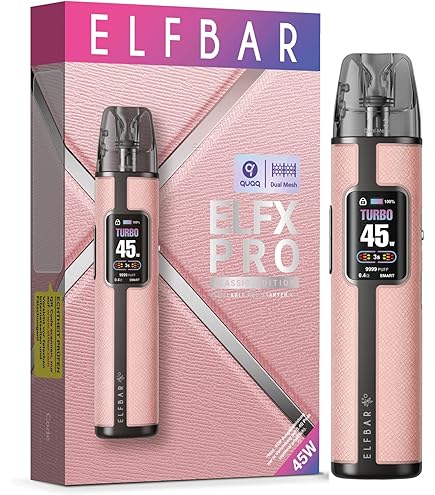 elfbar elfa master akku Elfx Pro Kit mit Display 1200mAh Akku und Airflow Control inklusive Pods  0,6 Ohm und 0,8 Ohm USB C Kabel und Testpackung Longpapers von M&J:  Amazon.de: Elektronik & Foto