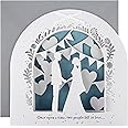 Hallmark 3D & Pop Up Wedding Card, 'Once Upon a Time', At the Alter Design, White