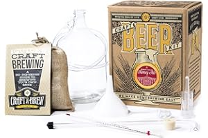 Craft A Brew Beer White House Honey Ale-Kit de elaboración de Cerveza, Vidrio, Transparente
