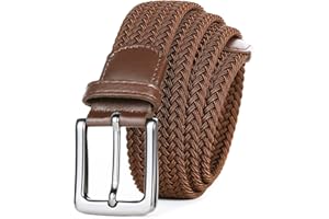 AXKAL Golf Belt Men Elastic Braided Belt Unisex Men Women Value Pack, Men’s Elastic Stretch Woven Belt