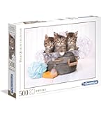 Ravensburger - Puzzle: Gatito En El Prado, Puzzles Para Adultos Y Niños, Rompecabezas Adultos, Puzzle 500 Piezas, Usa Pegamento Puzzle Para Enmarcar, Puzzle 500 Piezas Adultos, Pasatiempos Adultos