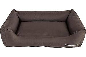 Jack and Vanilla - Sofa pour Chien Waterproof - Panier Imperméable, Durable et Tout Confort pour Petits à Grands Chiens - Facile à Laver - Couleur Brun XL, 120 x 82 x 27 cm