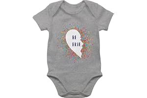 Shirtracer - Baby Body Junge Mädchen - Partner-Look Familie Baby - best friends Konfetti Teil 1