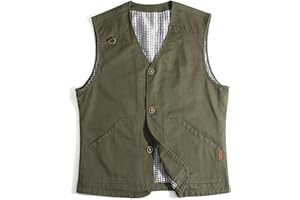 MeiLayM Hombres Al Aire Libre Chaleco Ligero Pesca de Algodón Chaqueta Casual Multi Bolsillo Chaleco Sin Mangas Respirable Trabajo Chaleco Cámping Fotografía Viajes