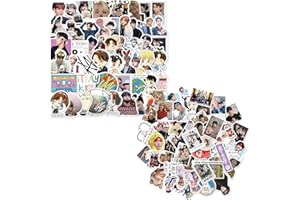 YOIMCKAY 100 Stück Stray Kids Aufkleber, Kpop Sticker, Cartoon Aufkleber, Mini Fotoaufkleber, Wasserdichte Vinyl kpop Stickers Set, für Laptop, Wasserflasche, Gitarre, Kpop Fan Geschenk, für Kinder, Teenager