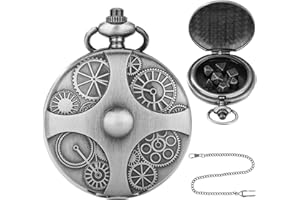 Qaestuan 7 Piezas Dados Poliedricos, Mini Juego de Dados DND de Metal con Carcasa de Bronce Steampunk para Reloj de Bolsillo, para Juegos de Mesa, Dungeons y Dragons DND RPG MTG Juegos de rol, Plata