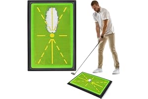 Tapis D'EntraîNement de Golf, Tapis D'EntraîNement Golf Pour La Reconnaissance Du Swing Lors La Frappe, Retour Trajectoire Instantané, Analyse La Trajectoire Du Swing Et De La Position Tir Correcte