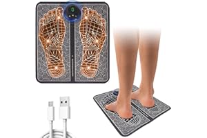 TRAVEL PACKAGING CUBE EMS Foot Massager - Foot Spa and Massager - Circulation Booster - Electric Foot Massagers - EMS Electric Feet Massager - Foot Massagers for Pain and Circulation - Foot Massager for Circulation
