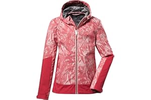 killtec Mädchen Softshelljacke/Outdoorjacke mit Kapuze KOS 55 GRLS SFTSHLL JCKT, dunkelkoralle, 164, 37833-000