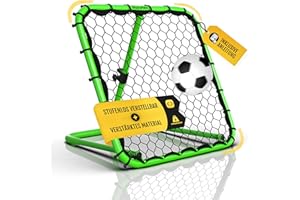 ‎RACETEX Racetex Rebounder für Fußball Kinder [STUFENLOS VERSTELLBAR] - Fußball Rebounder Kinder und Jugendliche - Prellwand Fussball für EIN besseres und abwechslungsreiches Training