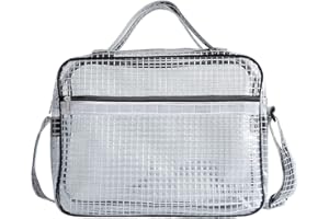 NOTAG Torba na ramię antystatyczna przezroczysta torba na ramię z tworzywa PCW z górnym uchwytem do sprzątania inżynier przezroczysta torba na narzędzia