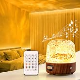 UPXNBOR Proyector Estrellas Luz Nocturna Inal&aacute;mbrica con Altavoz Bluetooth | Luz Nocturna Ni&ntilde;os y Adultos, L&aacute;mpara de Mesa de