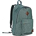 seemeroad Canvas Vintage Backpack Lightweight Travel Daypack Laptop Backpack College Student Rucksack for Men Women