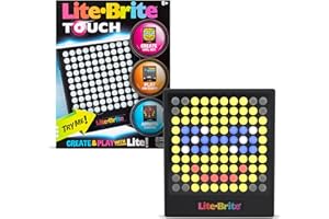 Lite Brite Touch, planche à dessin lumineuse, Glow Art, jouet d'apprentissage créatif pour les filles et les garçons à partir de 4 ans.