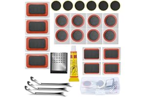profiwoab bicycle puncture kit, puncture repair kit, Practical Bicycle Set, Tyre Kit and Tyre Kit, Bicycle Repair Kit for Emergencies
