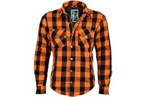 WMW WALI MOTO WEAR Chemise de moto en aramide pour homme avec veste de moto et protections de moto