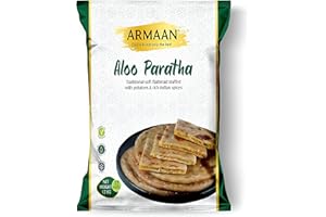 ARMAAN Frozen Aloo Paratha - Twelve Pieces - The Easy and Authentic Weekend Treat