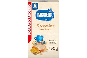 Nestlé Papilla 8 Cereales con Miel, 950 g