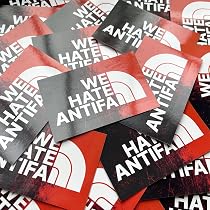 Produktbild von We Hate Antifa Sticker – 50 Stück Aufkleber-Set, Politisches Statement