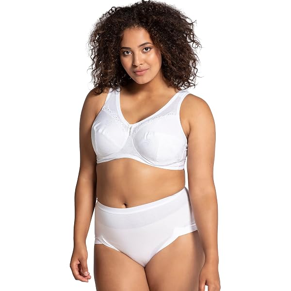 Susa Nizza Women's Frosty Lavender Full Cup Underwire Bra 42D - Cotton-Rich, Sustainable EU Made