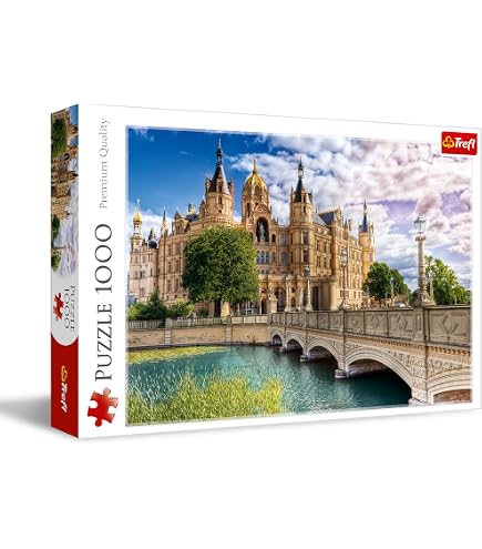 Trefl 1000 Piece Panoramic Puzzle - Chateau De Menthon, France Scene, For Adults & Teens 12+