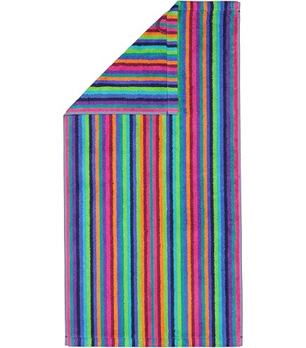 Ross Handtuch Multicolor 4014-08 Streifen anthrazit braun weiß Größe 50 x 100 cm ROSS Frottierprodukte, Qualität für höchste Ansprüche