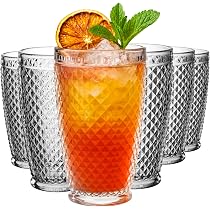 Utopia Dante Highball Verres 390 Ml Lot De 6 - Verres à Eau Et Cocktails Élégants