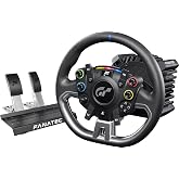 Fanatec CSL Elite Volante de Carreras, Base y Pedales Licencia Oficial Gran Turismo DD Pro Playstation &ndash; Volante Polyphony Di