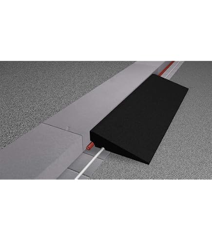 TOPRUBBER Bordsteinrampensatz - 2 Rampen à 100x25x7 Cm Aus Gummigranulat, Bis 5 T Belastbar - Für Auto, Rollstuhl, Sackkarre
