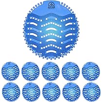 Spargos Urinal Screen - 24 Pezzi Con Profumo Blue Ocean, Anti-Splash E Neutralizzatore Odori Per Bagni - Foto 9