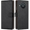 Case Collection - Custodia a libro in pelle per Nokia X10 / Nokia X20, chiusura magnetica, protezione completa, con scomparti