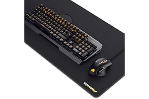 TITANWOLF Tastatur und Maus Set und Mauspad, Mechanische Tastatur ALUMAR MMO 10800dpi Gaming Maus Specialist XXL Mauspad, Mechanical Keyboard, Anti-Ghosting, LED Backlight, 19 Lichtmodi, Makro-Modus