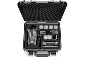 Lekufee vattentät hård transportväska för DJI Mavic 4 Pro Drone,Creator Combo,Fly More Combo,DJI RC 2/RC Pro 2, batteri (7 st