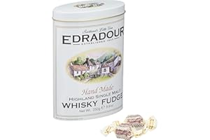 TEADZ Gardiner's of Scotland Gardiner´s Whisky Fudge Edradour – Handgemachte weiche WhiskyKaramellBonbons, 250 gramm