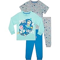 Pigiamino Peppa Pig George Spazio - Blu, Cotone 100%, Taglie 18 Mesi - 5 Anni, Comodo E Divertente - Foto 4