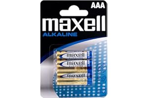 Maxell - Pile Alcaline - AAA x 4 - Long Lasting Power (LR03)