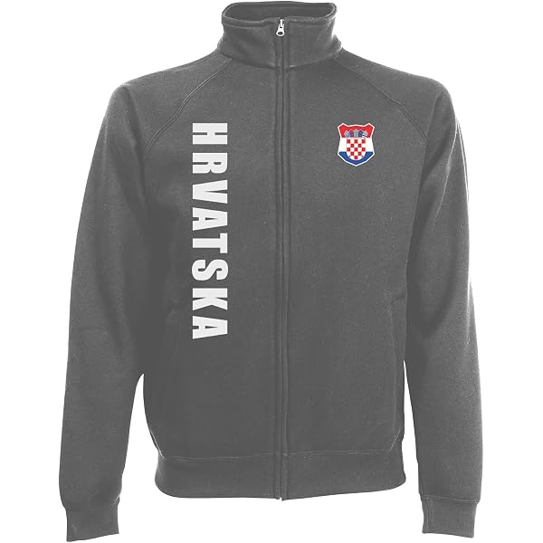 Kroatisches Wappen Hrvatska Kapuzenjacke – Stolzer Hoodie Mit Kroatien Motiv