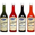 Newtrition Plus Redefining Nutrition Rose + Lemon Phudina + Jeera Masala + Orange - Sugar Free Mixers Syrups (Zero Calorie, Keto Friendly) 500 ml Each