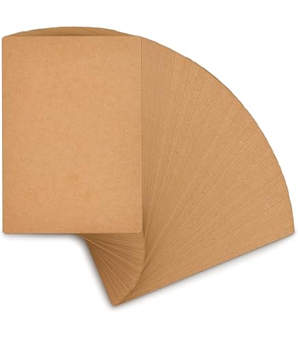 100 Cartes Postales Kraft A6 300g/m² - Papier Blanc Crème (Creamy Coconut) - Vierges Pour Écriture & Impression