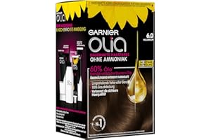 Garnier Olia farba do włosów, zawiera 60% olejków z kwiatów zapewniających intensywny kolor, bez amoniaku, 1 sztuka, jasnobrązowy