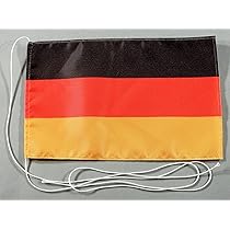 Buddel-Bini Bayern Tischflagge 15x25cm - Bayrische Fahne Mit Massivholz-Ständer