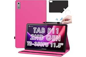 KATUMO Etui do Lenovo Tab P11 (2. generacji) 11,5 cala TB350 2022, etui ochronne ze skóry z wieloma perspektywami stojaka, Slim Smart Flip Case Tablet Tab P11 2. generacji