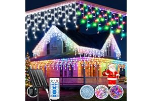 RJEDL 2500mAh Solaire Guirlande Lumineuse Extérieure,25+5M 800LED 3 In 1 Guirlande LED étanche Noel Extérieur, Avec 8 Modes & Timer et Mémoire Déco Noel Extérieur Coloré