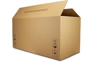 Paket AG DHL Karton 120 x 60 x 60 cm Faltkarton Versandkarton Kartonage Verpackung mit Höhenriller