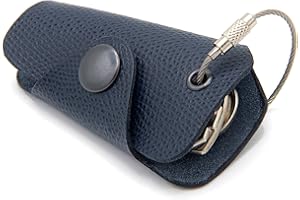 GUGGIARI® PU Leather Key Holder Keyring for Men and Women -Compact 6 Keys Smart Key Holder Wallet - Jingle-Free Key Organiser Keyring