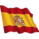 Artimagen - Pegatina Bandera Oficial de paña Ondeante | WhichOne