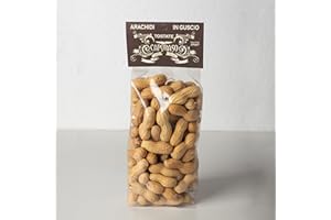 CAPORASO DAL 1960 Arachidi in guscio noccioline frutta secca naturale (200 grammi)