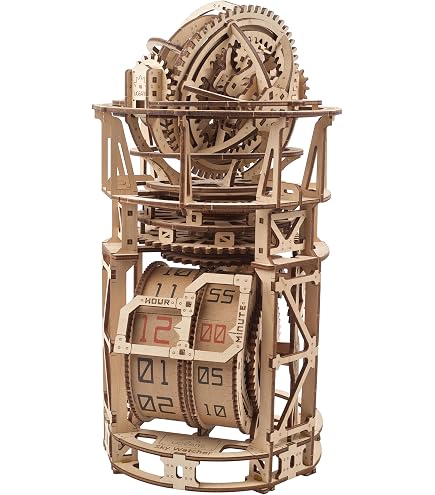Wood Trick - Lyra Da Vinci - Puzzle 3D En Bois, 227 Pièces, à Construire, Instrument De Musique Mécanique