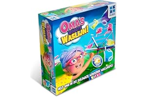 Megableu - Corda per il bucato della nonna - Gioco per bambini per 2-4 giocatori, dai 4 anni in su, 678957